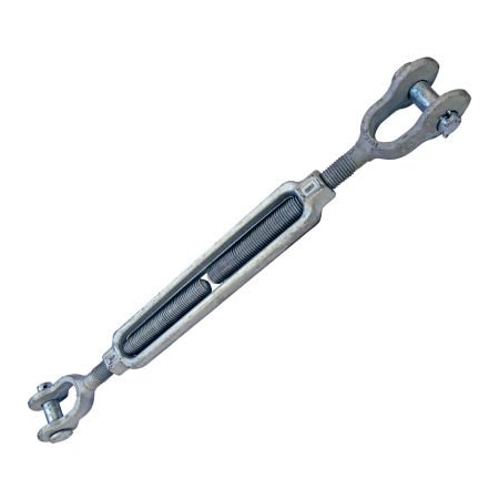 Mazzella Crosby HG-228 Galvanized Turnbuckle Jaw/Jaw 1" X 12", 10000 LBS WLL 1032812